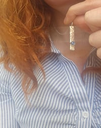 Image 3 of Ready to ship! Kyanite and Sterling Silver Necklace 