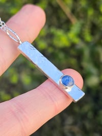Image 7 of Ready to ship! Kyanite and Sterling Silver Necklace 