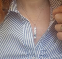 Image 8 of Ready to ship! Kyanite and Sterling Silver Necklace 