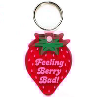 Image 1 of Feeling Berry Bad Keychain