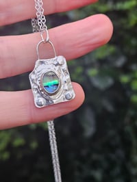 Image 1 of Ready to ship! Abalone Shell & Sterling Silver Necklace 