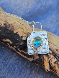 Image 5 of Ready to ship! Abalone Shell & Sterling Silver Necklace 