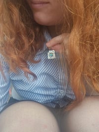 Image 3 of Ready to ship! Abalone Shell & Sterling Silver Necklace 