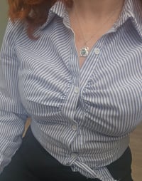 Image 7 of Ready to ship! Abalone Shell & Sterling Silver Necklace 