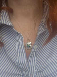 Image 8 of Ready to ship! Abalone Shell & Sterling Silver Necklace 