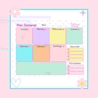 Plan Semanal Sueña en Grande