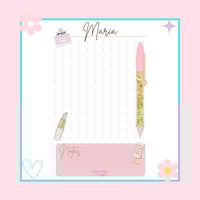 Image 1 of Rose and Gold Notepad 