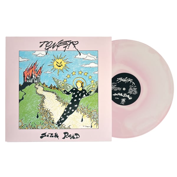 Image of TONER "Silk Road" LP (Pink Swirl Vinyl)