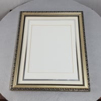 Image 8 of Embossed Wood Picture Frame, 8x10 Image Size Double Matted, #979