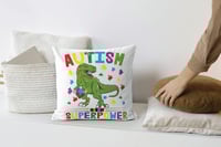 Image 3 of Autism Awareness Throw Pillows