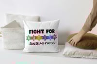 Image 8 of Autism Awareness Throw Pillows