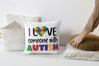 Image 11 of Autism Awareness Throw Pillows