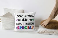 Image 13 of Autism Awareness Throw Pillows