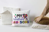 Image 19 of Autism Awareness Throw Pillows