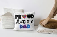 Image 18 of Autism Awareness Throw Pillows