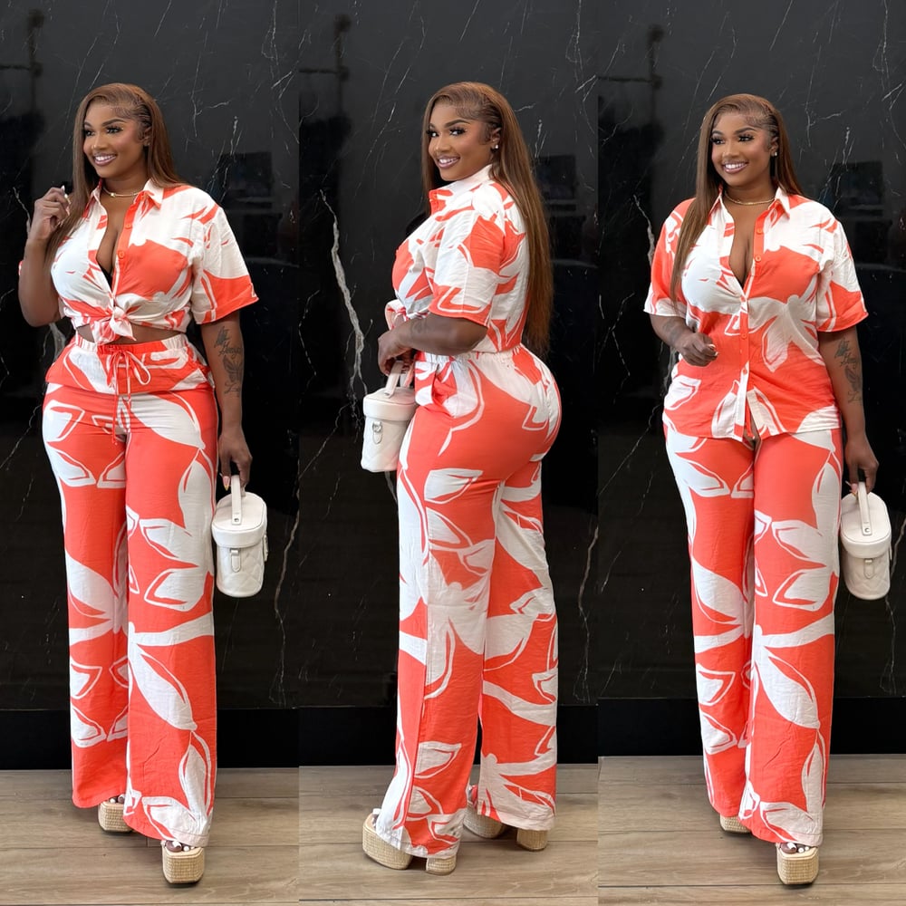 Image of VALENTINA SET-coral