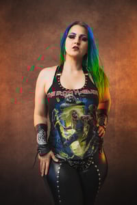 Image 1 of S/M The Iron Maidens Halter Top