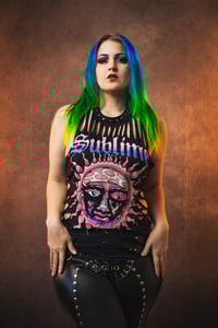 Image 1 of Small Sublime Slashed Muscle Tee