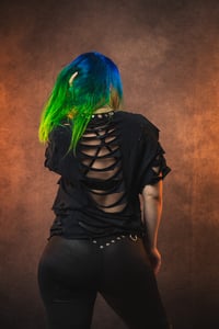 Image 3 of Large Terrifier Slashed Tee