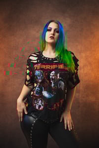 Image 1 of Large Terrifier Slashed Tee