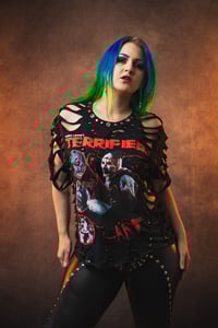 Image 4 of Large Terrifier Slashed Tee