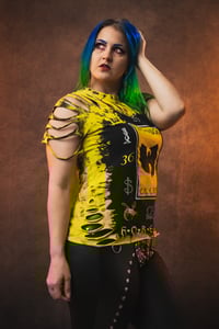 Image 5 of Small Wu-Tang Clan Tie Dye Slashed Tee