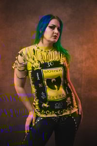 Image 2 of Small Wu-Tang Clan Tie Dye Slashed Tee