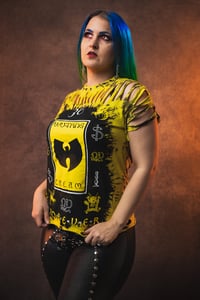 Image 4 of Small Wu-Tang Clan Tie Dye Slashed Tee
