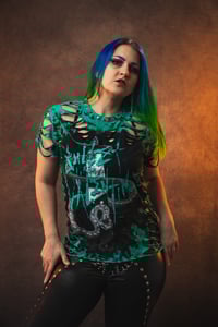 Image 5 of Small Bullet For My Valentine Tie Dye Slashed Tee