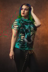 Image 4 of Small Bullet For My Valentine Tie Dye Slashed Tee