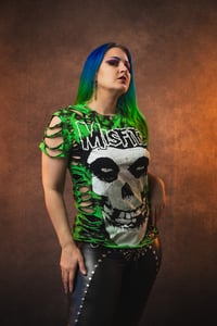 Image 4 of Small Misfits Tie Dye Slashed Tee