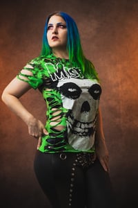 Image 3 of Small Misfits Tie Dye Slashed Tee