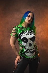 Image 6 of Small Misfits Tie Dye Slashed Tee
