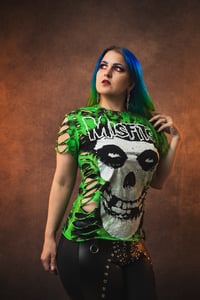 Image 5 of Small Misfits Tie Dye Slashed Tee