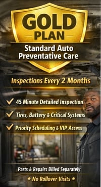 Gold Auto Preventative Care Plan