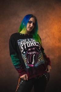 Image 4 of XL Rolling Stones Tie Dye Sweater