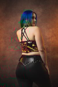 Image 7 of XS/S Iron Maiden Crop Top