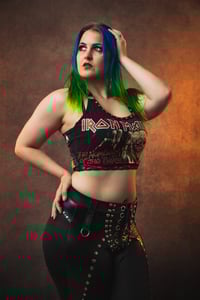 Image 5 of XS/S Iron Maiden Crop Top