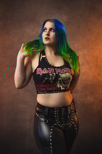 Image 6 of XS/S Iron Maiden Crop Top