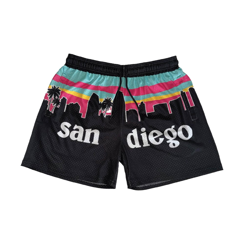 Image of "SAN DIEGONIA" Mesh Shorts (City Connect)