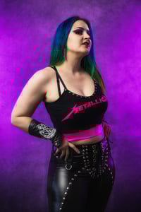 Image 3 of S/M Metallica Crop Top