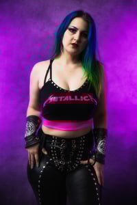 Image 5 of S/M Metallica Crop Top