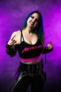 Image 6 of S/M Metallica Crop Top