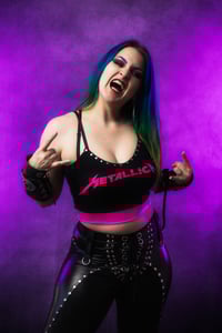 Image 8 of S/M Metallica Crop Top