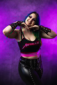 Image 9 of S/M Metallica Crop Top