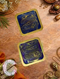 Image 4 of Luxe Wood + Resin Coaster Collection