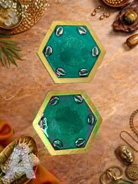 Image 2 of Luxe Wood + Resin Coaster Collection