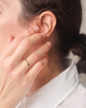Image of 18ct Yellow gold 2.5mm orange blossom ring