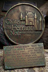 Image 1 of Custom Metal Logos, Avatars & Family Coats of Arms (Quote on request)