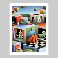 The floating rooms - Print limited edition